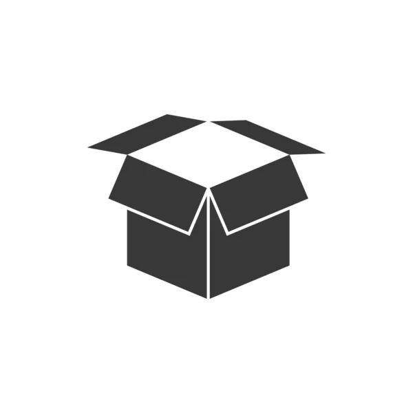 Icono de caja de regalo Vector Diseño de ilustración Logo — Vector de stock