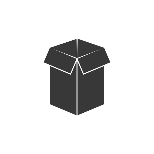 Icono de caja de regalo Vector Diseño de ilustración Logo — Vector de stock