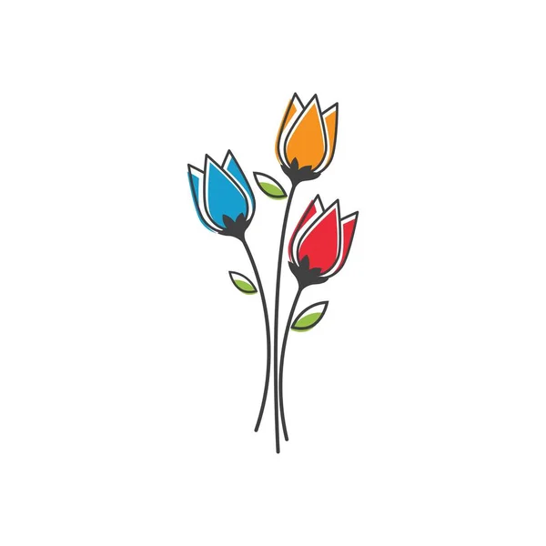 Belleza florista vector icono — Vector de stock