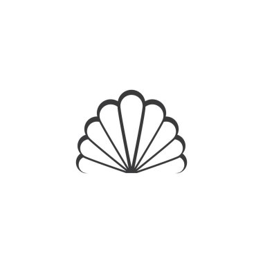 Kabuk simgesi Vektör İllüstrasyon Tasarım Logosu 