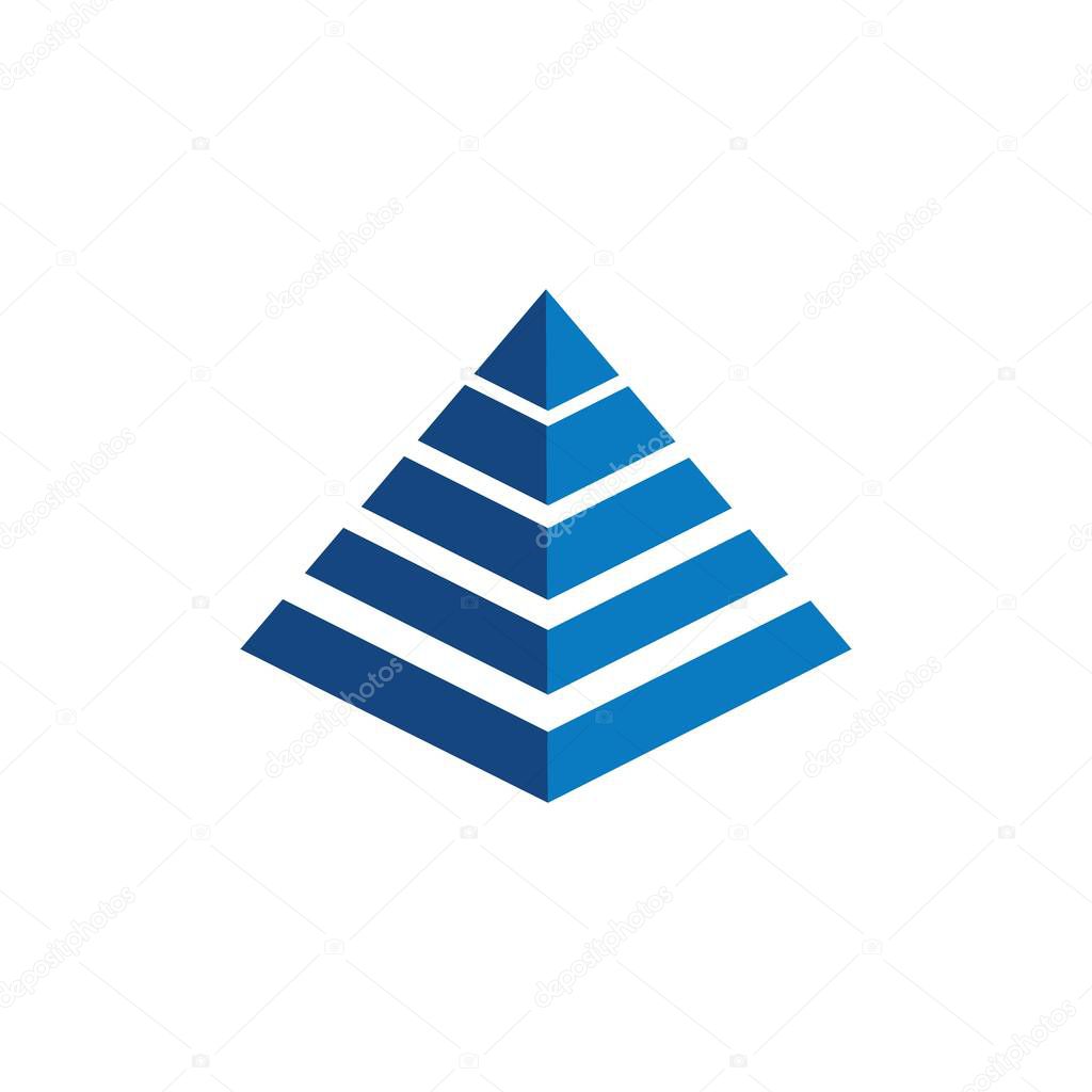 Pyramide Icon Vector illustration design
