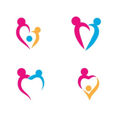 Güzellik Aşk Vektörü illüstrasyon tasarımını ayarla