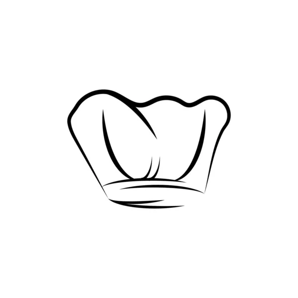 Kalaposszakács logó sablonja — Stock Vector