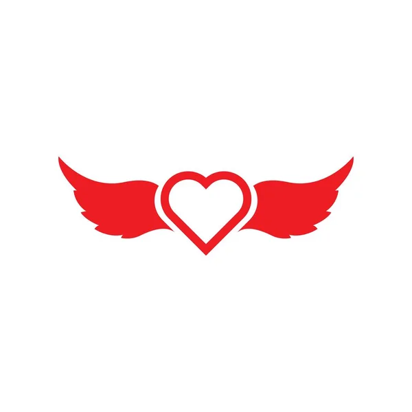 Ilustración del icono de Angel Love Vector — Vector de stock