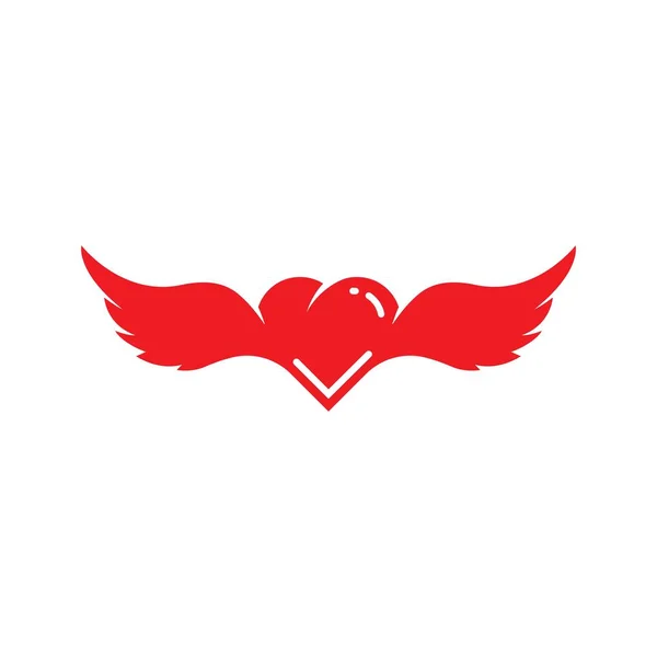 Ilustración del icono de Angel Love Vector — Vector de stock
