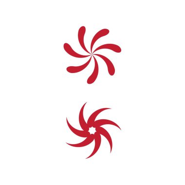 Girdap simgesi Vektör İllüstrasyon Tasarımı Logosu