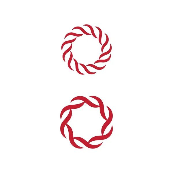 渦アイコンベクトルイラストデザインロゴ — ストックベクタ
