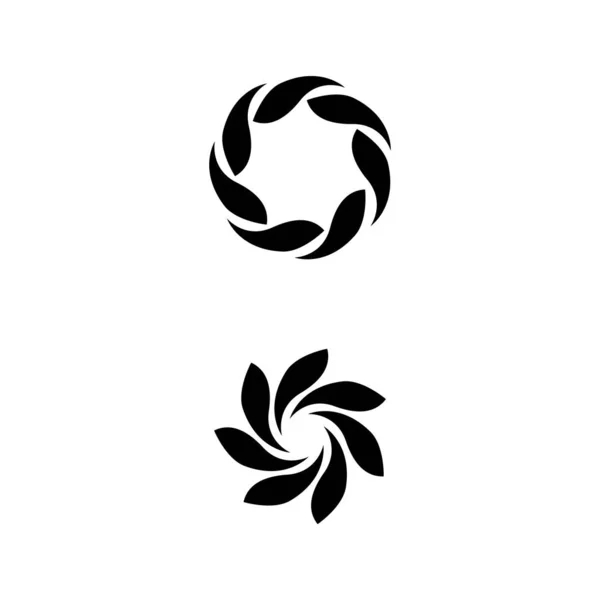 渦アイコンベクトルイラストデザインロゴ — ストックベクタ
