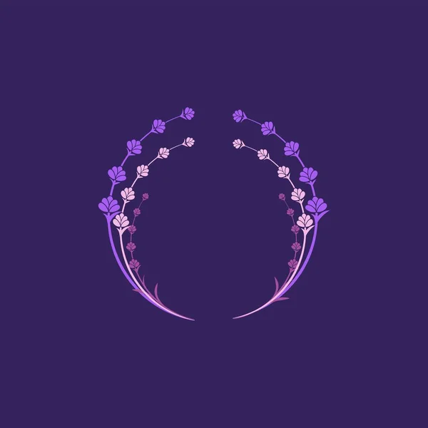 Lavendel Blume Vektor Symbol Illustration — Stockvektor