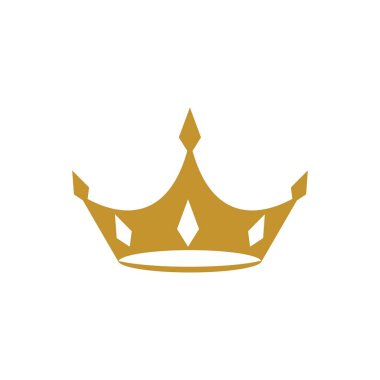Crown Logo Şablon vektör simgesi