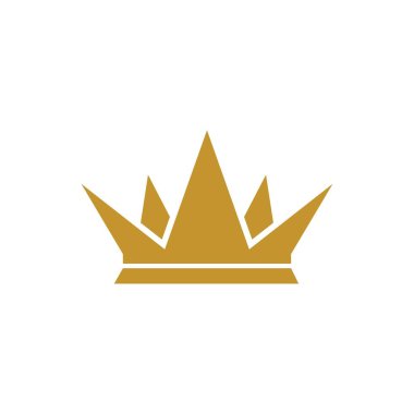 Crown Logo Şablon vektör simgesi