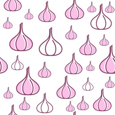 Sarımsak vektör resimleme tasarımı