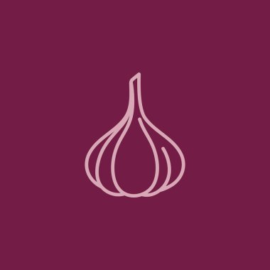 Sarımsak vektör resimleme tasarımı