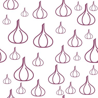 Sarımsak vektör resimleme tasarımı