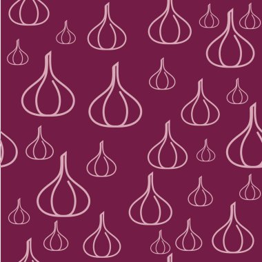 Sarımsak vektör resimleme tasarımı