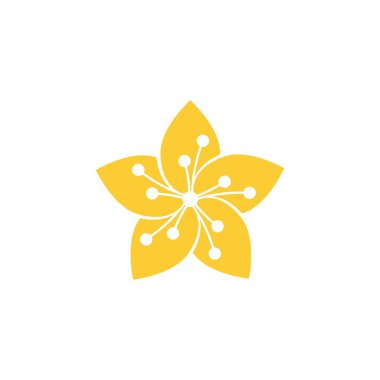 Beauty icon flowers design illustration