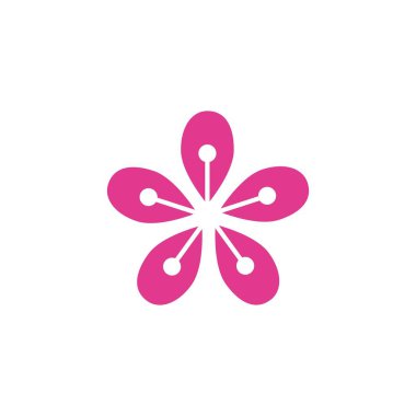 Beauty icon flowers design illustration