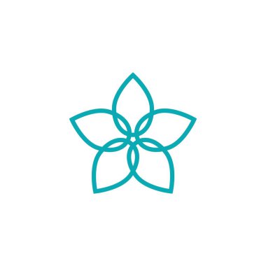 Beauty icon flowers design illustration