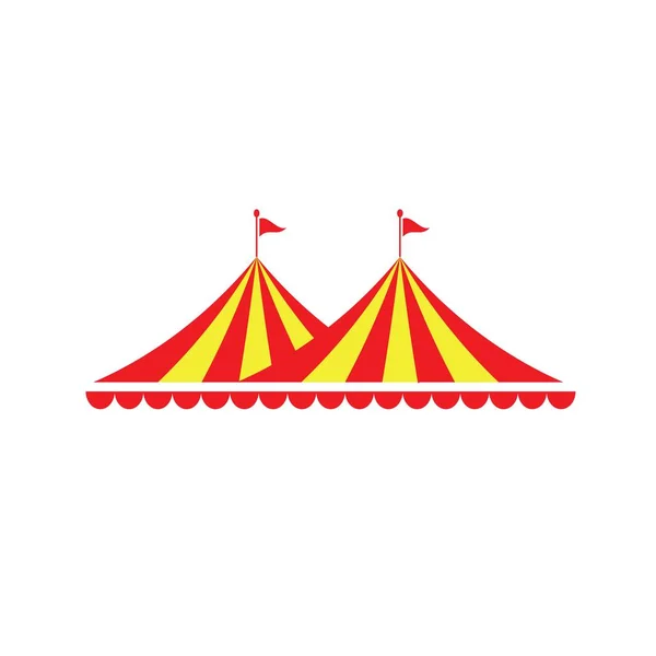 Sirk simgesi Vektör İllüstrasyon Tasarımı Logosu — Stok Vektör