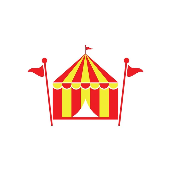 Ikona cyrku Wektor Projekt ilustracji Logo — Wektor stockowy