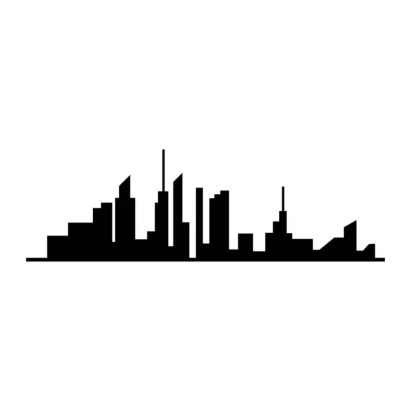 City skyline vector silhouette — Stock Vector