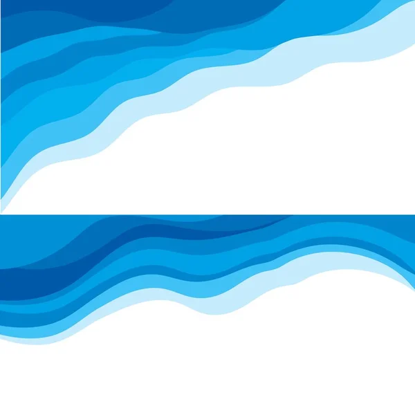 抽象水波设计背景 — 图库矢量图片