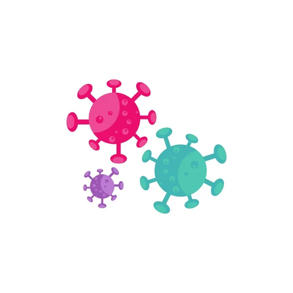 Virus vector illustration icon — 스톡 벡터