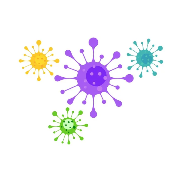 Virus vector illustration icon — ストックベクタ