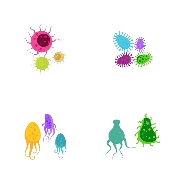 病毒载体示例图标 — 图库矢量图片