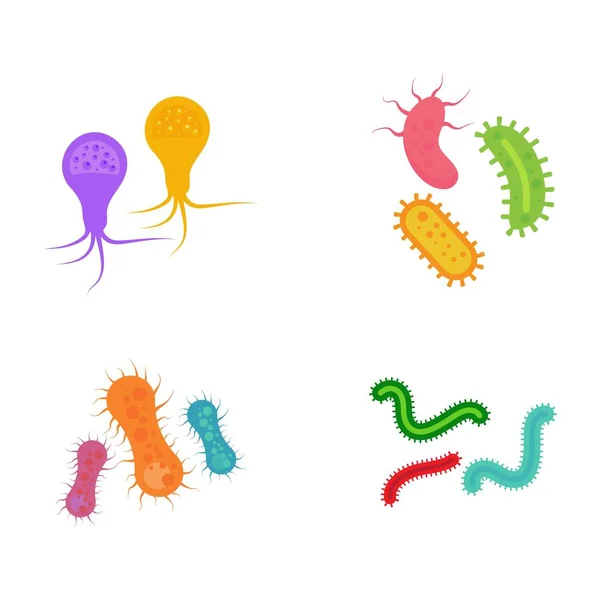 Virus vector illustration icon — 스톡 벡터