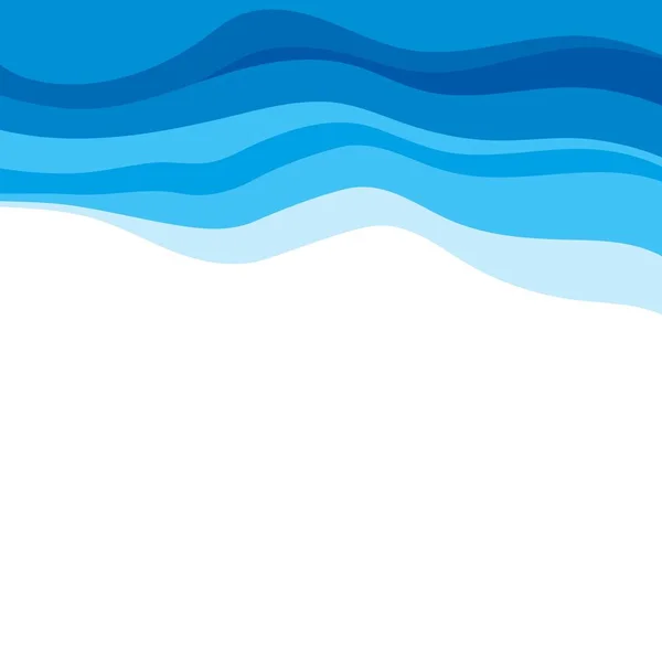 Abstrakte Wasser Welle Design Hintergrund — Stockvektor