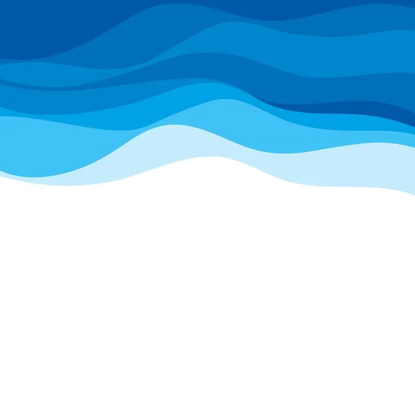 Resumen Fondo de diseño de olas de agua — Vector de stock