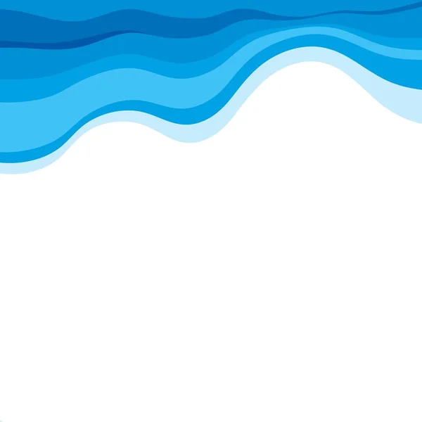 Абстрактний фон дизайну водної хвилі — стоковий вектор