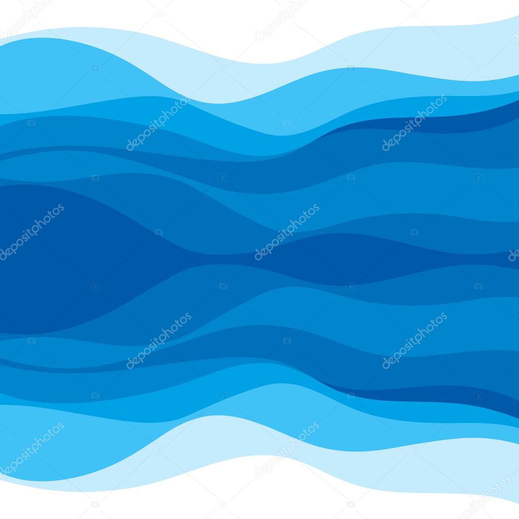 Abstract Water wave design background