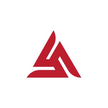 üçgen simge vektör tasarımı