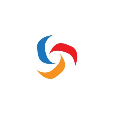 üçgen simge vektör tasarımı