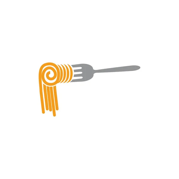 Icône Noodler Vector Illustration design Logo — Image vectorielle