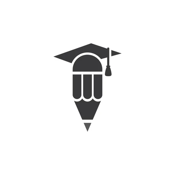 Піктограма олівця Векторний дизайн ілюстрації Логотип — стоковий вектор