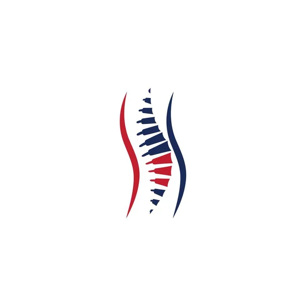 Icono de cuidado óseo Vector Diseño de ilustración Logotipo — Vector de stock