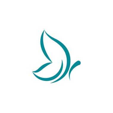 Güzellik kelebek simgesi tasarım