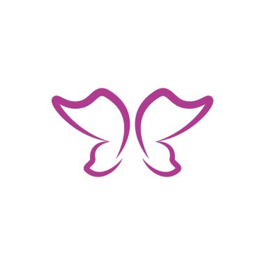 Güzellik kelebek simgesi tasarım