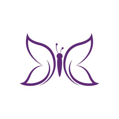 Güzellik kelebek simgesi tasarım