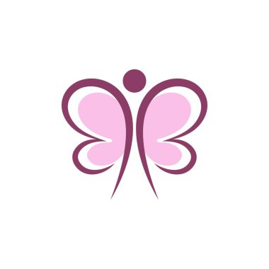 Güzellik kelebek simgesi tasarım