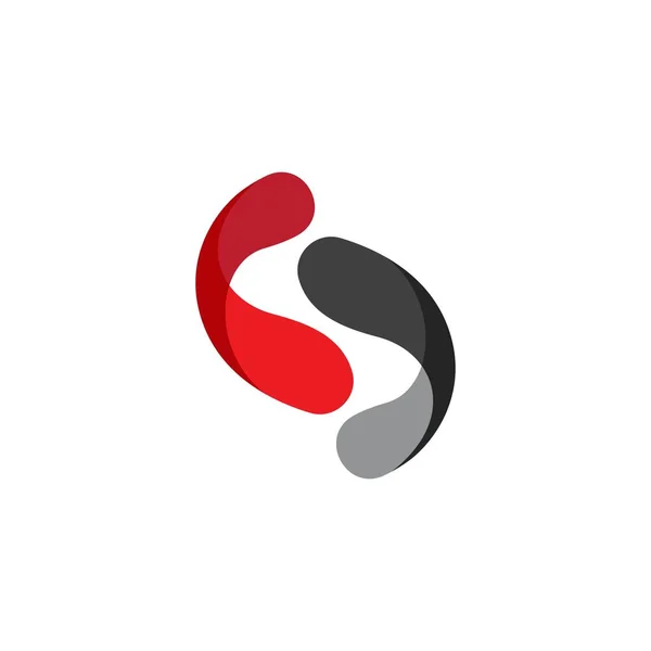 Business corporative S literă logo — Vector de stoc