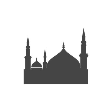 Cami Moslem simge vektör Illüstrasyon