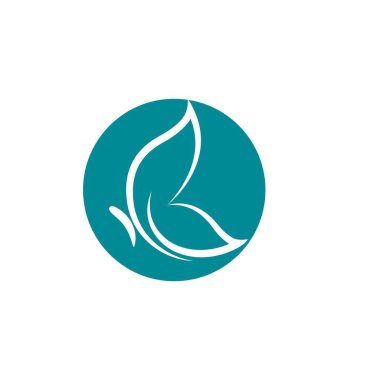 Güzellik kelebek simgesi tasarım