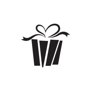 hediye kutusu simge vektör