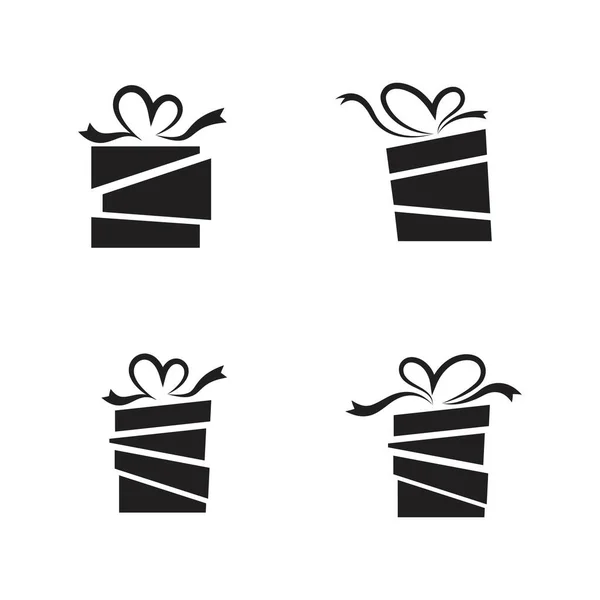 Icono de caja regalo Vector — Vector de stock