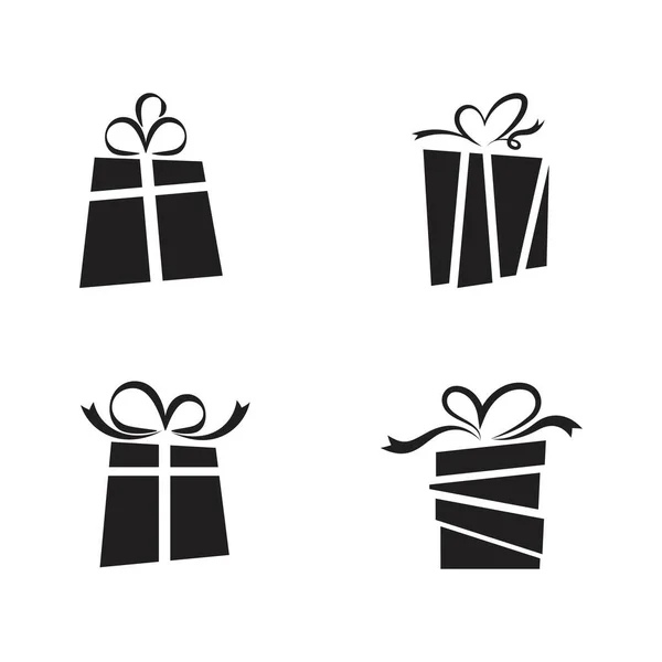 Icono de caja regalo Vector — Vector de stock