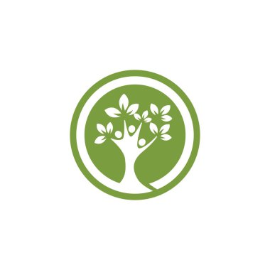 Soy Ağacı Logosu şablon vektörü